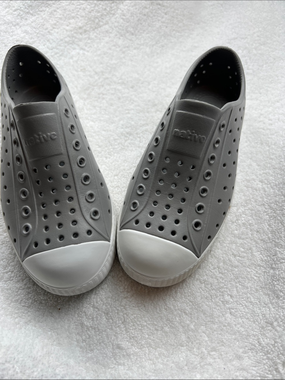 NATIVE C13 Gray Vegan Unisex Slip resistant shoes